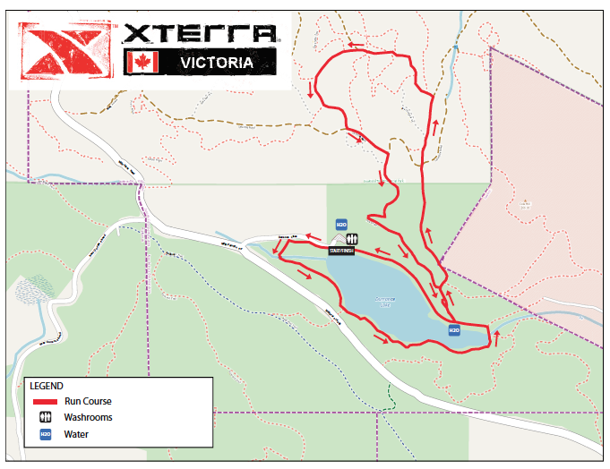 XTERRA Trail Run course